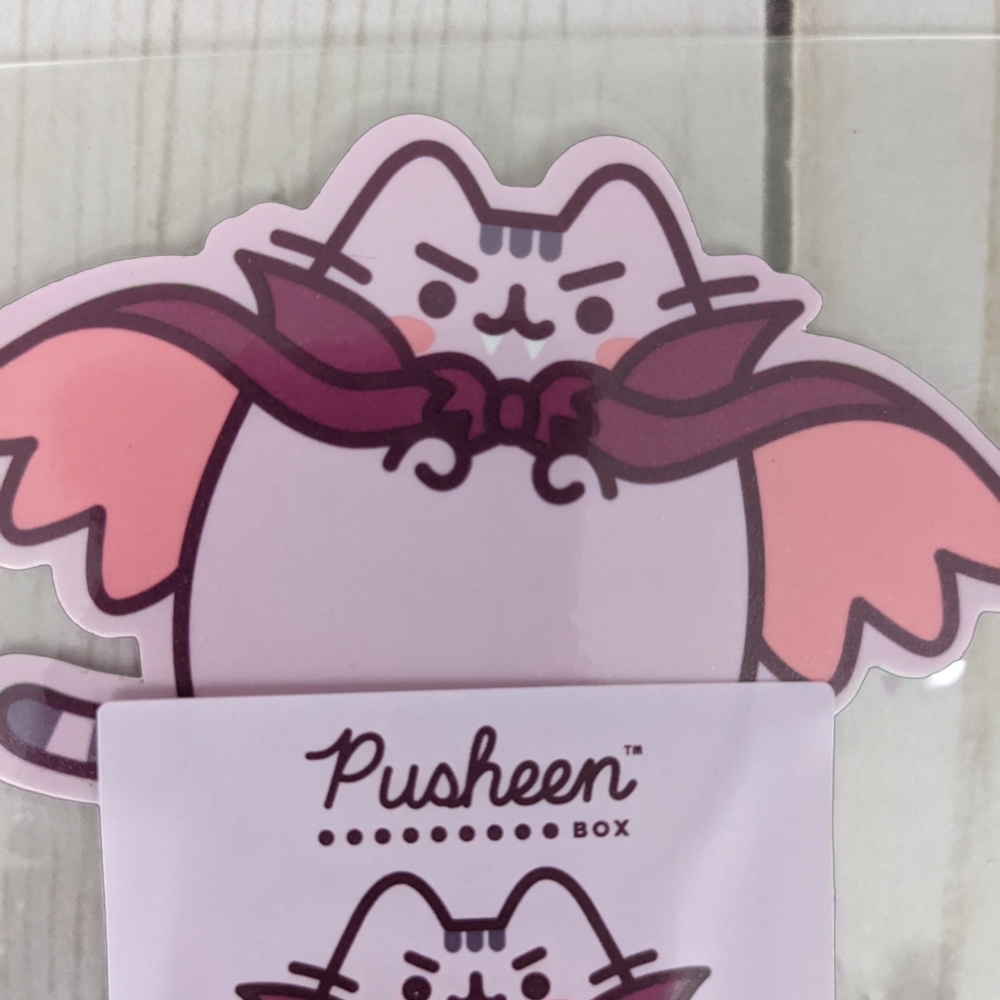 Culture Fly Pusheen Box Exclusive Vampurr Purple Bat Bookmark New - Picture 2 of 4